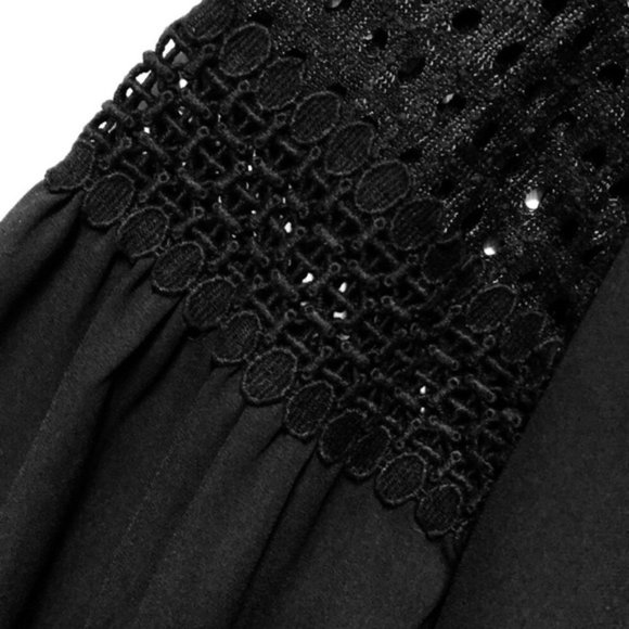 SOLD Ann Taylor LOFT Outlet Black Long Sleeve Bl - Picture 5 of 7